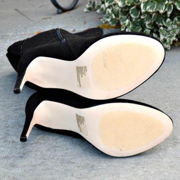 Boho High Heel Wide Top Boots w/ Laser Cut Outs - Picture 6 of 7